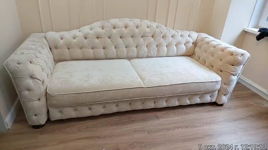 Замена обивки дивана на дому. Звенигородская